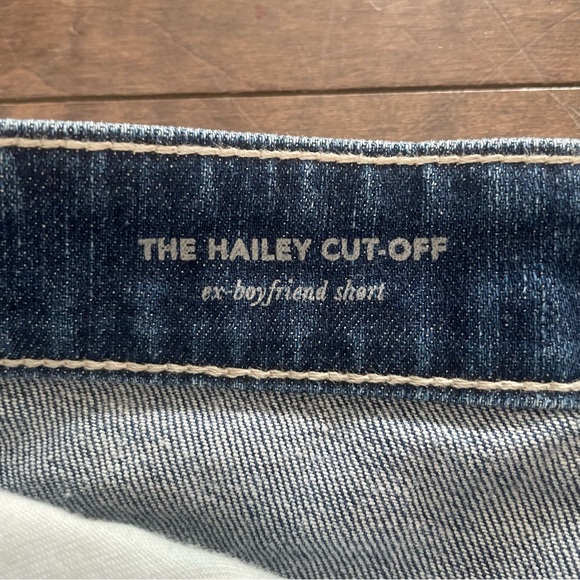 AG Adriano Goldschmied Hailey Ex-Boyfriend Cut Off Denim Shorts - 25 - Picture 7 of 8